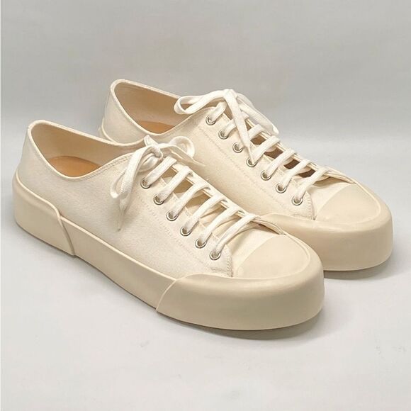 Jil Sander Low-Top Canvas Sneakers size 43/us size 10 - Picture 5 of 10
